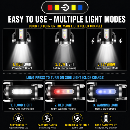 ⚡ Mini Flashlight 1200LM — Buy 1 Get 1 Free 🎁