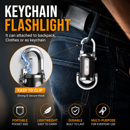 ⚡ Mini Flashlight 1200LM — Buy 1 Get 1 Free 🎁