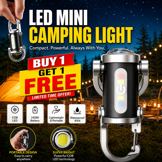 ⚡ Mini Flashlight 1200LM — Buy 1 Get 1 Free 🎁