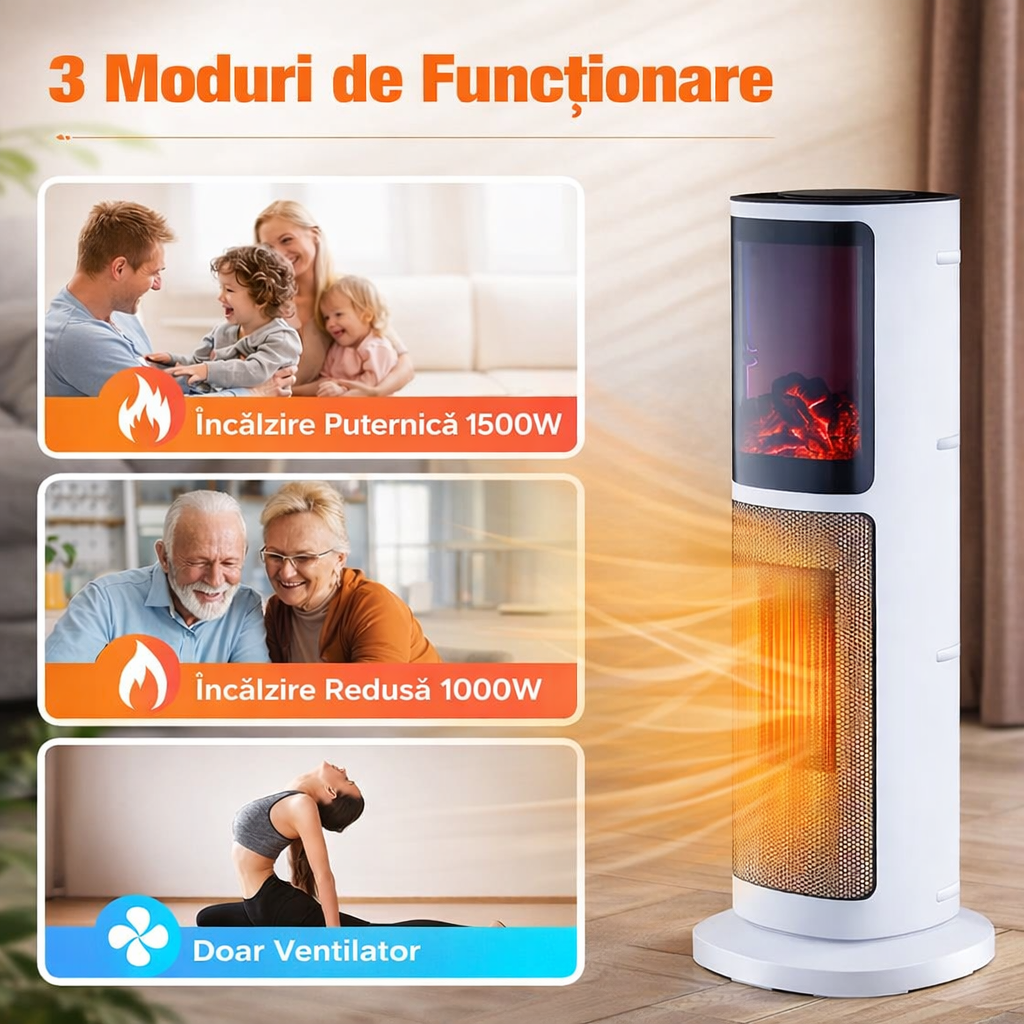 🔥 Încălzire ultra-rapidă ❄️